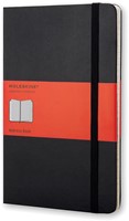 Moleskine adresboek, ft 13 x 21 cm, gelijnd, harde cover, 240 bladzijden, zwart 1 Stuk