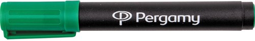 Pergamy permanent marker met beitelpunt, groen