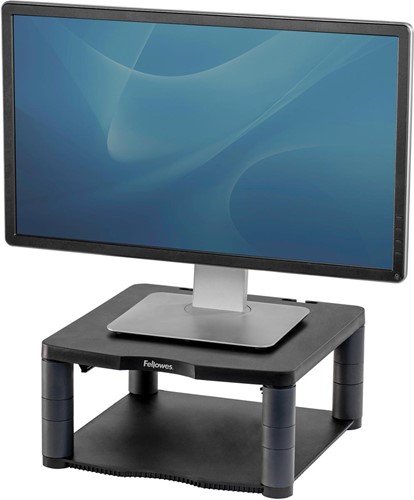 Fellowes support pour moniteur hauteur réglable (de 64 à 165 mm) avec base en plastique