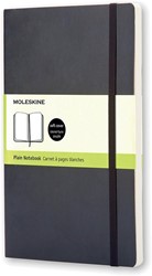 Moleskine notitieboek, ft 13 x 21 cm, effen, soepele cover, 192 bladzijden, zwart 1 Stuk