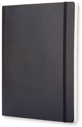 Moleskine notitieboek, ft 19 x 25 cm, geruit, soepele cover, 192 blad, zwart-2