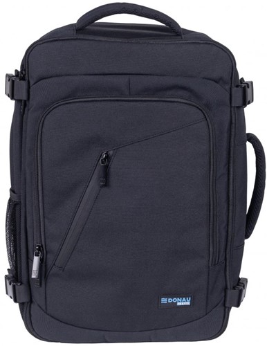 Donau Travel rugzak Warsaw, 23 l, 15,6 inch, zwart