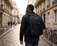Donau Travel rugzak Paris, 30 l, 15,6 inch, zwart-1