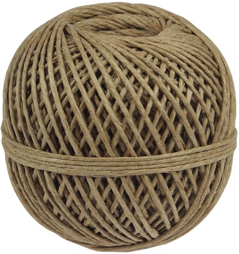 Corde de lin triple fil, bobine de 140 g, +/- 65 m