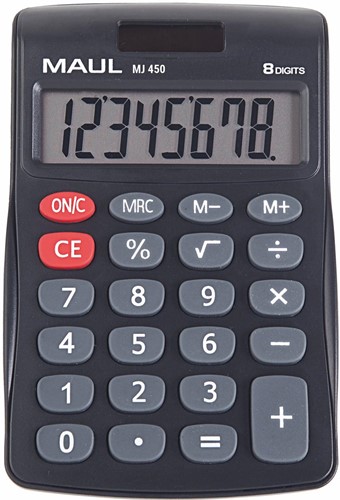 Maul calculatrice de bureau MJ 450, junior, noir