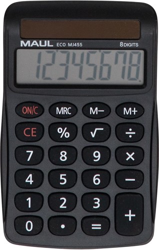 Maul calculatrice de bureau ECO MJ 455, noir
