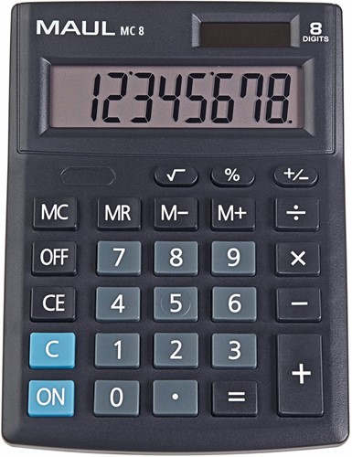 Maul calculatrice de bureau MC 8, noir