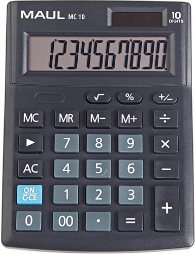 Maul calculatrice de bureau MC 10, noir