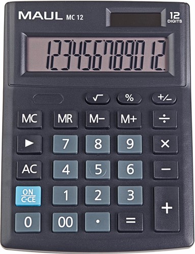 Maul calculatrice de bureau MC 12, noir