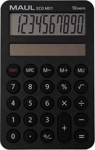 Maul calculatrice de bureau ECO MD 1, noir