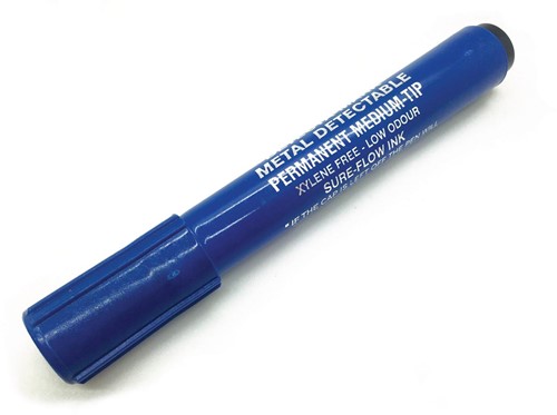 BST detecteerbare permanente marker, voedingsindustrie, zwart, doos van 10 stuks