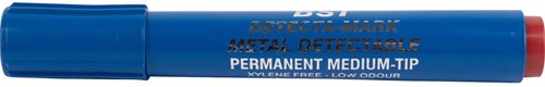 BST detecteerbare permanente marker voedingsindustrie rood doos van 10 stuks