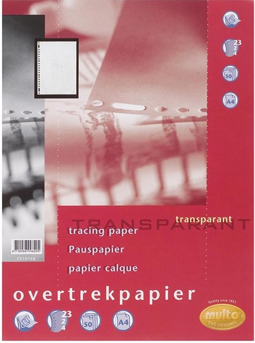 Multo papier calque 50 Vel