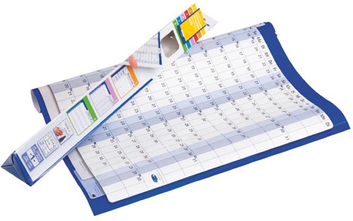 Legamaster jaarplanner 2026, ft 60 x 90 cm, gelamineerd karton, opgerold