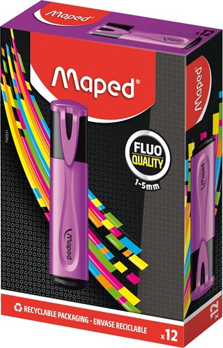 Maped surligneur Fluo'Peps pourpre