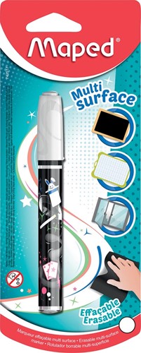 Maped krijtmarker, 1 stuk op blister, wit