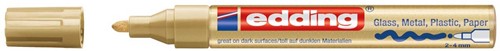 Edding marqueur peinture, e-750 CR, or