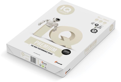 IQ Premium printpapier ft A4, 80 g, pak van 500 vel