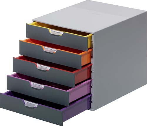 Durable Ladeblok Varicolor, 5 laden 1 Stuk