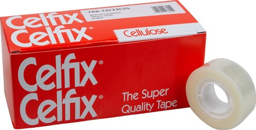Celfix ruban adhésif Crystal Clear