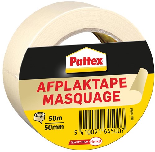 Pattex ruban adhésif de masquage, longueur 50 m, largeur 50 mm 1 Rol