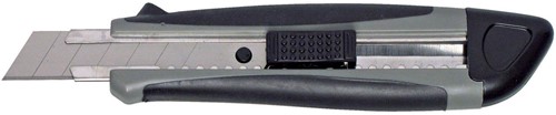 MAUL cutter Softgrip avec frein, 18 mm, gris