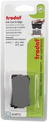 Trodat tampon encreur de rechange noir, pour cachet 4912, blister de 2 pièces