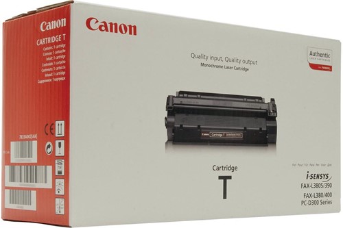 Canon toner T, 3.500 pagina's, OEM 7833A002, zwart 1 Stuk