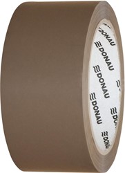 DONAU ruban adhésif d'emballage Hot-Melt, 50 microns, 48 mm x 66 m, brun