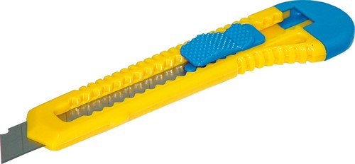 OFFICE products cutter de bureau, 18 mm, bleu/jaune