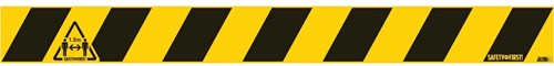 Vloersticker, houd afstand, ft 800 x 80 mm