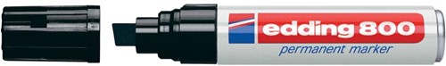 Edding marqueur permanent e-800 noir 1 Stuk