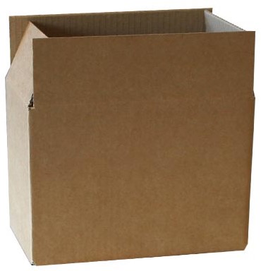 Boîte d'expédition, cannelure simple, 3 mm, brun, ft 230 x 130 x 160 mm