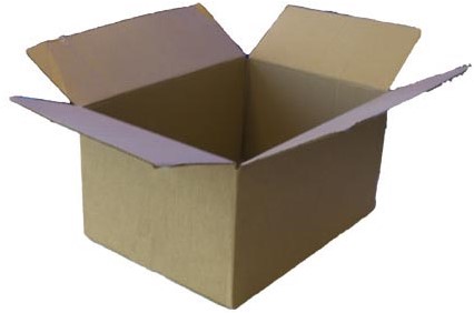 Boîte d'expédition, cannelure simple, 3 mm, brun, ft 430 x 310 x 220 mm