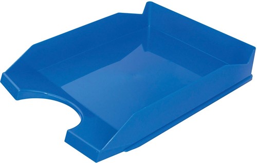 OFFICE products bac à courrier, ft A4, en PP, bleu
