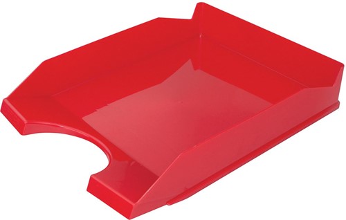 OFFICE products bac à courrier, ft A4, en PP, rouge