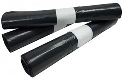 Afvalzak, ft 60 x 80 cm, grijs, HDPE, 25 x rol van 20 stuks