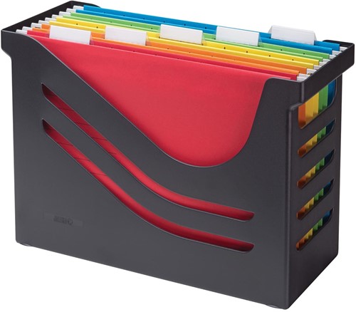 Re-solution hangmappenbox met 5 hangmappen, zwart 1 Stuk