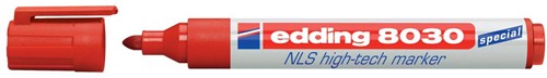 Edding NLS High-Tech marker e-8030 rood 1 Stuk