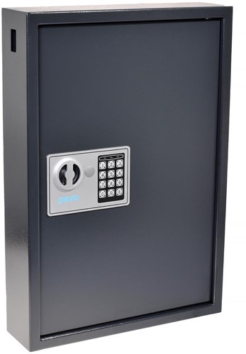 Armoire à clés, pour 50 porte-clés, ft 10 x 40 x 55 cm, noir 1 Stuk