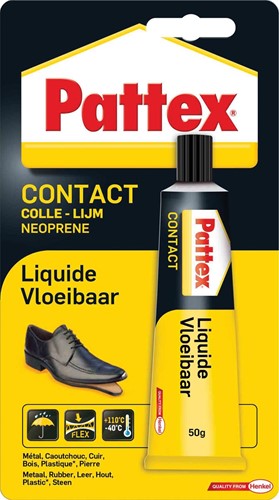 Pattex colle de contact Liquide, tube de 50 g, sous blister 1 Stuk