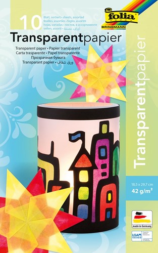 Folia transparant papier 10 Vel