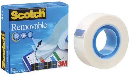Scotch ruban adhésif Magic Tape, Removable 1 Stuk