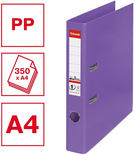 Esselte ordner Power N°1 violet, rug van 5 cm 1 Stuk