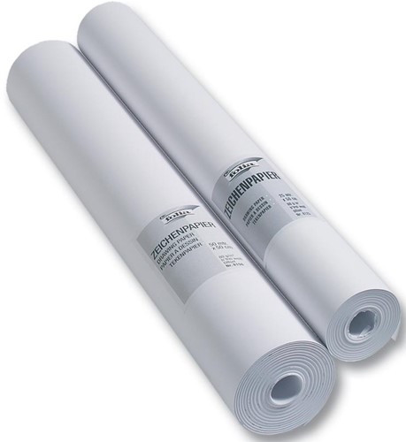 Folia tekenpapier, 80 g, ft 50 cm x 25 m, houtvrij papier, op rol-2