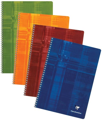 Clairefontaine cahier, ft A4, 100 pages, quadrillé 5 mm, avec marge