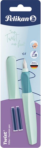Pelikan Twist stylo plume, sous blister, vert (Neo Mint)
