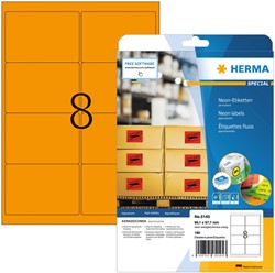 Etiket HERMA 5145 99.1x67.7mm fluor or 160st 20 Vel