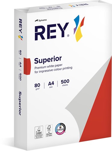Rey Superior Document papier d'impression ft A4, 80 g, paquet de 500 feuilles 500 Vel