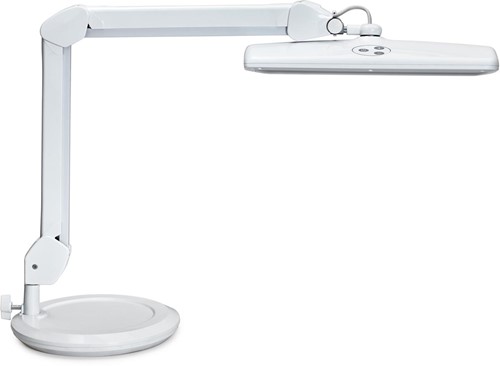 MAULintro werkpleklamp, LED, op voet, dimbaar, wit